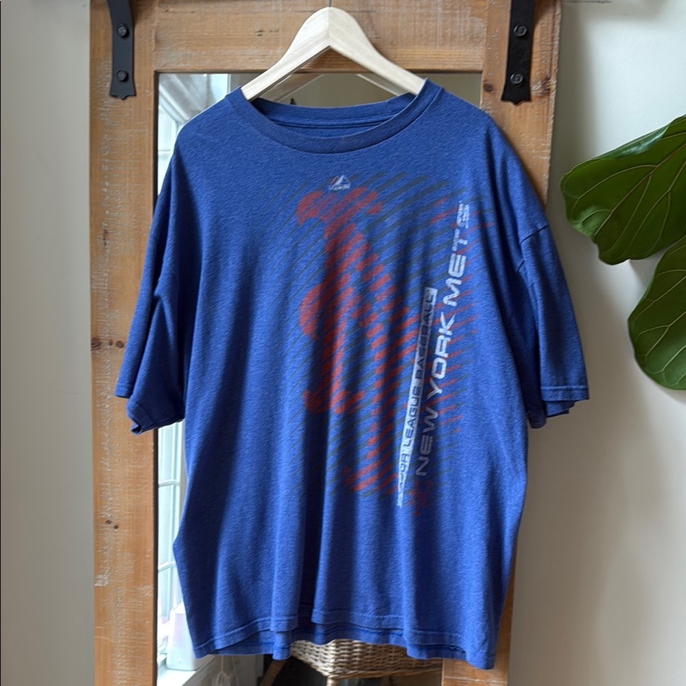 Majestic NY Mets Tee Shirt Size 2XL